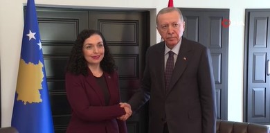 Erdoğan, Kosova Cumhurbaşkanı ile görüştü