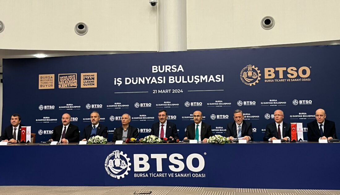 Cumhurbaşkanı Yardımcısı Yılmaz, Bursa iş dünyası ile buluştu