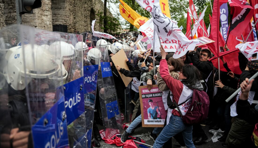 İstanbul’da 1 Mayıs!.. Taksim’e yürümek isteyenlere gazla müdahale