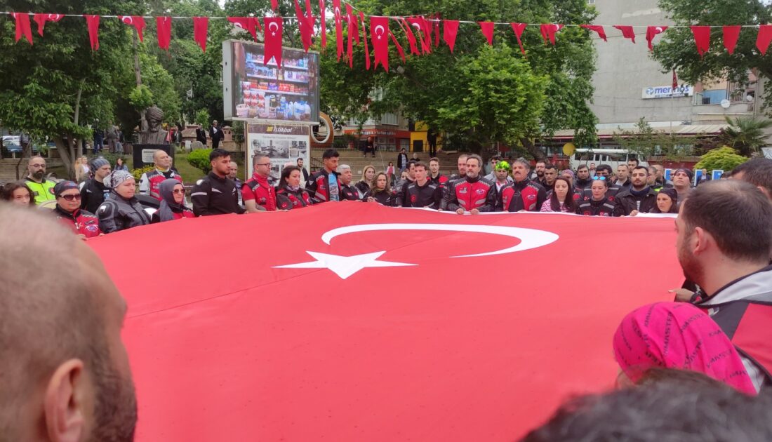 Orhangazi’de motosikletlerle 19 Mayıs konvoyu