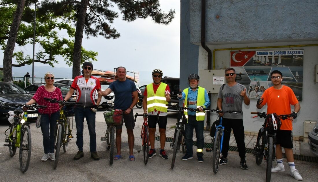 İznik’te triatlon yarışması düzenlendi