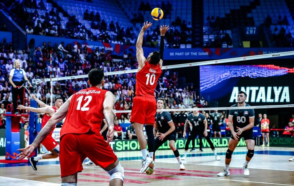 A Milli Erkek Voleybol Takımı, Kanada’ya 3-1 yenildi