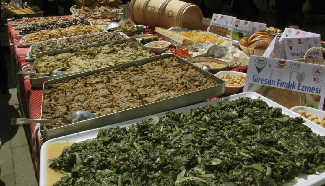 Giresun’a özgü lezzetler Türk Mutfağı Haftasında tanıtıldı