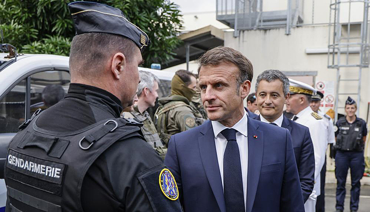 Fransa Cumhurbaşkanı Macron, Yeni Kaledonya’da
