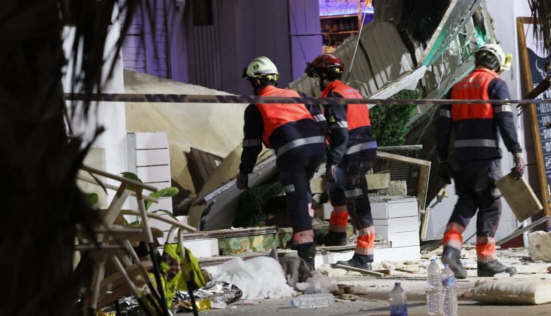 İspanya’nın Mayorka Adası’nda restoranın zemini çöktü