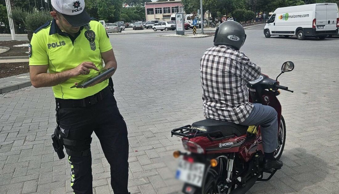 Motosiklet denetimi: Binlerce TL cezai işlem uygulandı