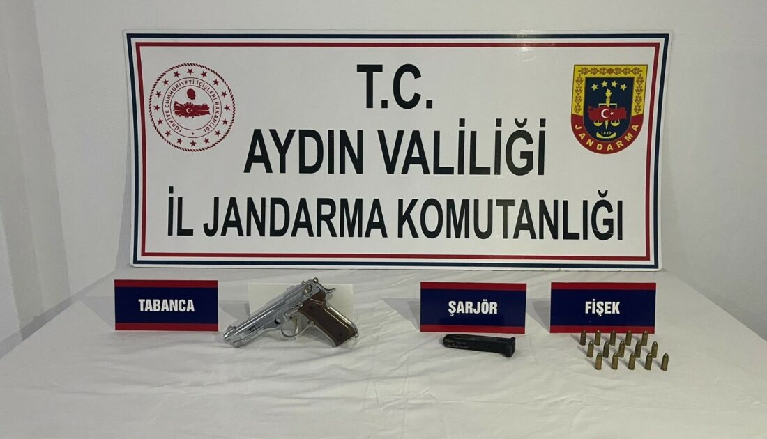 Silahını araziye fırlattı, jandarmanın dikkatinden kaçamadı