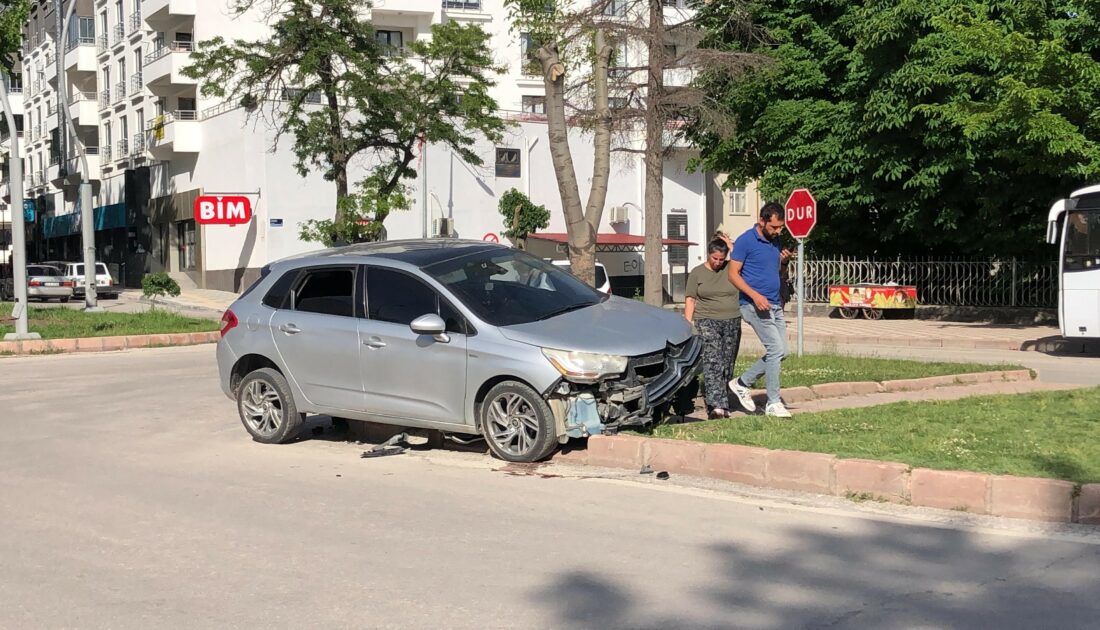 Otomobil refüje çıktı