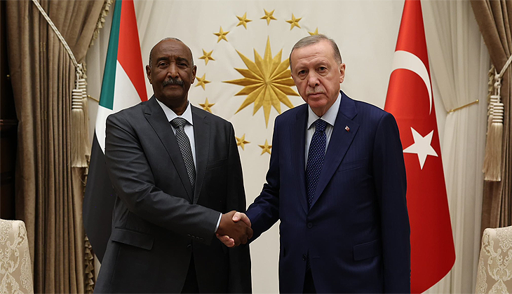 Erdoğan, Sudan Egemenlik Konseyi Başkanı ile görüştü