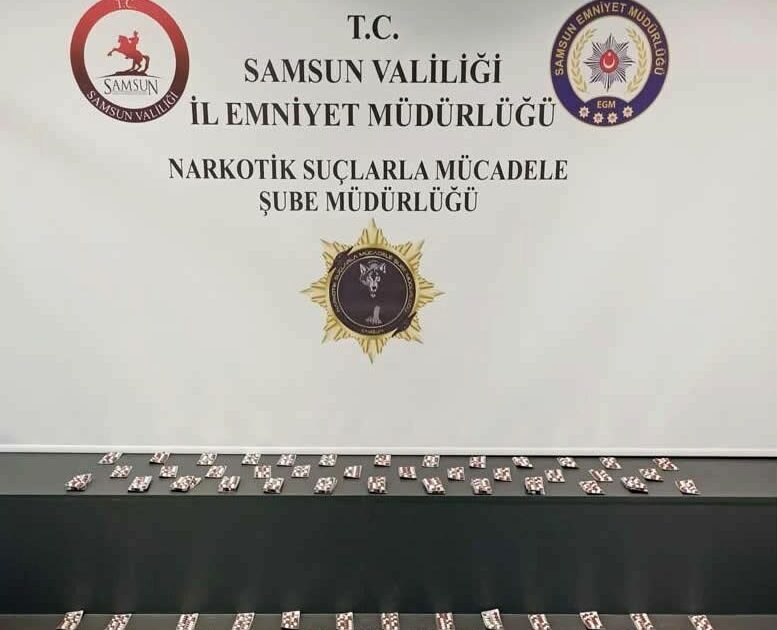 Samsun’da narkotik uygulaması: 25 kişi yakalandı