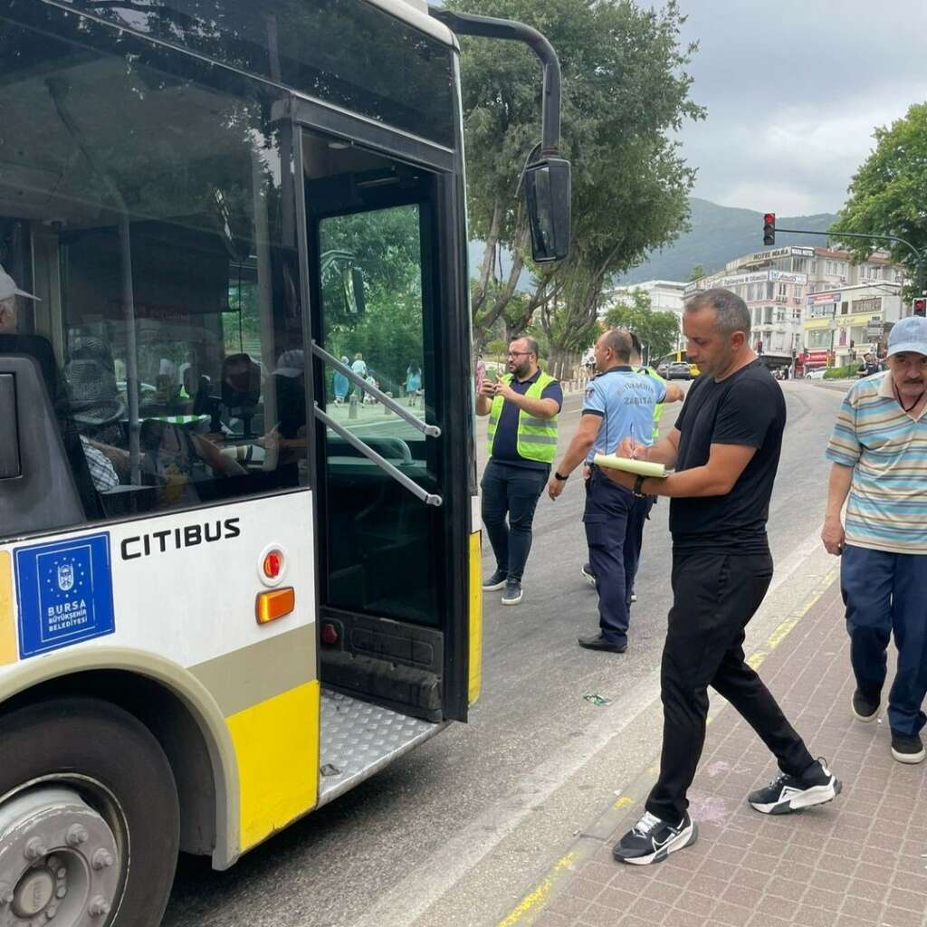 Bursa’daki otobüslerde klima denetimi