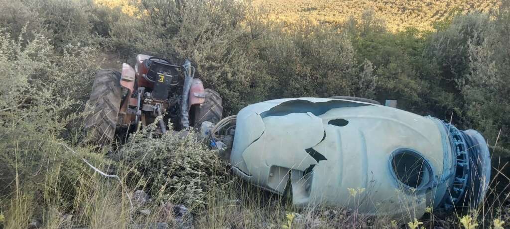 Bursa’da traktör şarampole yuvarlandı: 1 ağır yaralı