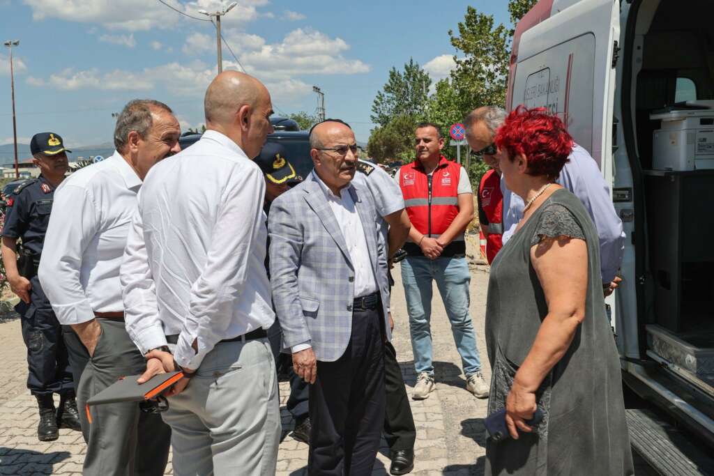 Kumsaz’da mobil göç denetimi