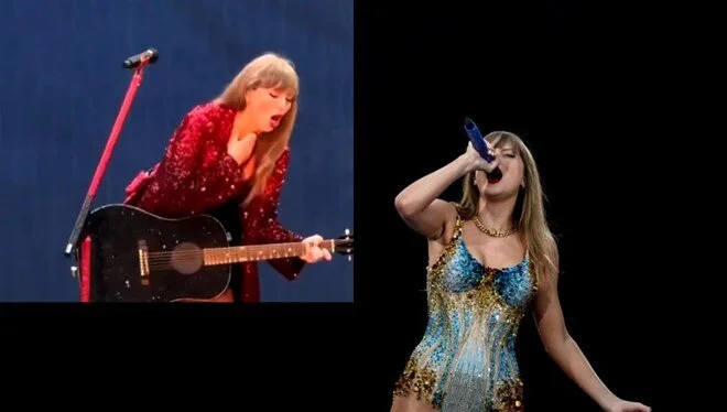 Sahnede böcek yuttu: Taylor Swift’in zor anları