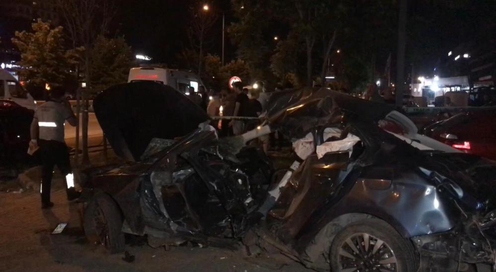 Bursa’da yarış kazası! Otomobilde can pazarı yaşandı!