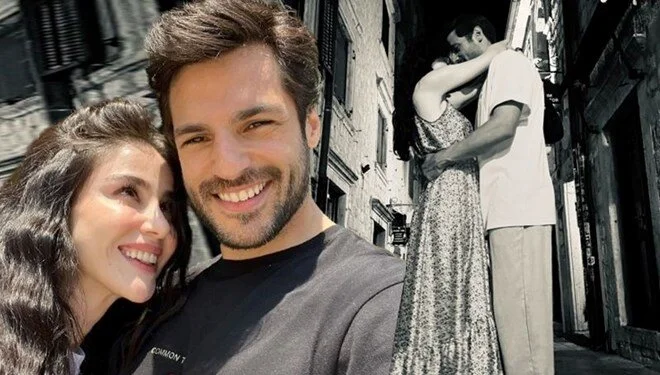 Özge Gürel’den Serkan Çayoğlu’na: El ele yürürken yollar hep çiçek