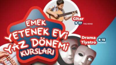 Emek Yetenek Evi’nde yaz dönemi kursları başlıyor