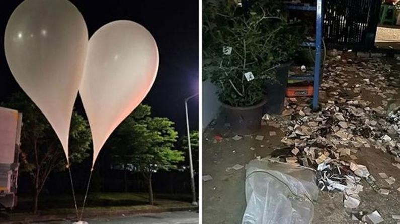 Kuzey Kore, Güney Kore’ye çöp dolu 350 balon daha gönderdi