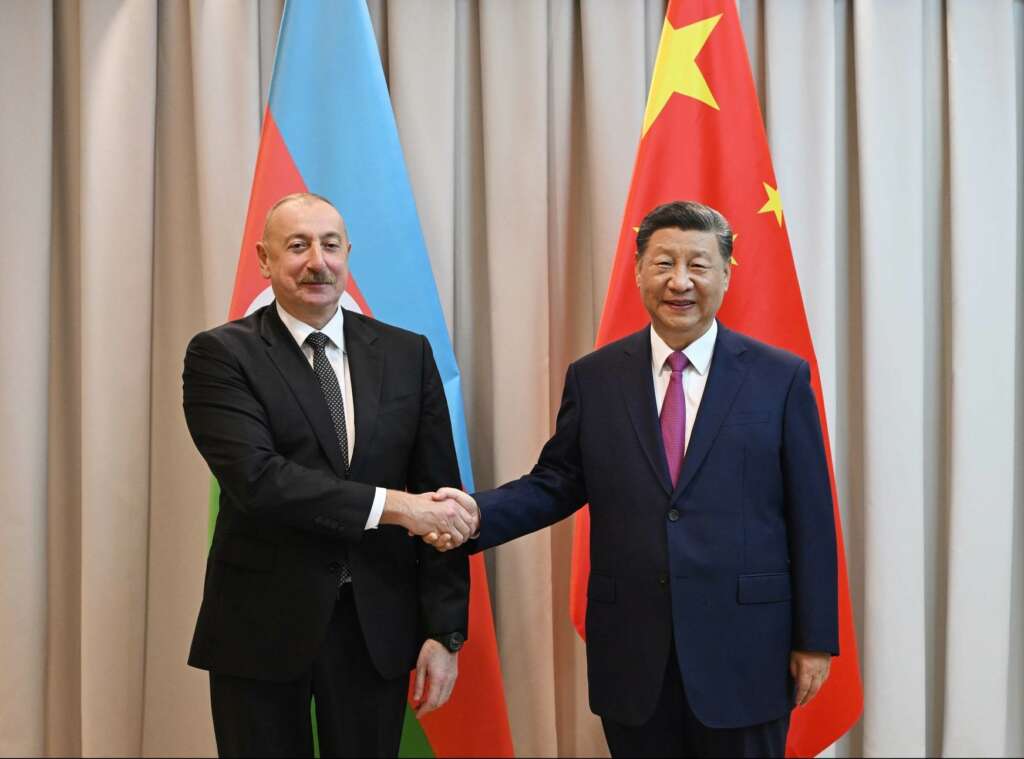 Aliyev, Çin Devlet Başkanı Xi ile görüştü