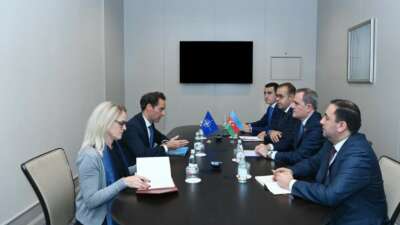 Bayramov, NATO Genel Sekreteri’nin Özel Temsilcisi Kolomina ile görüştü