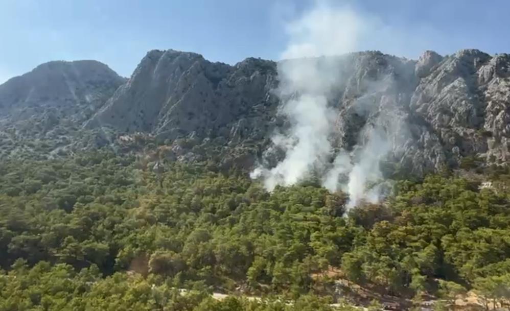 Antalya’daki orman yangını kontrol altına alındı