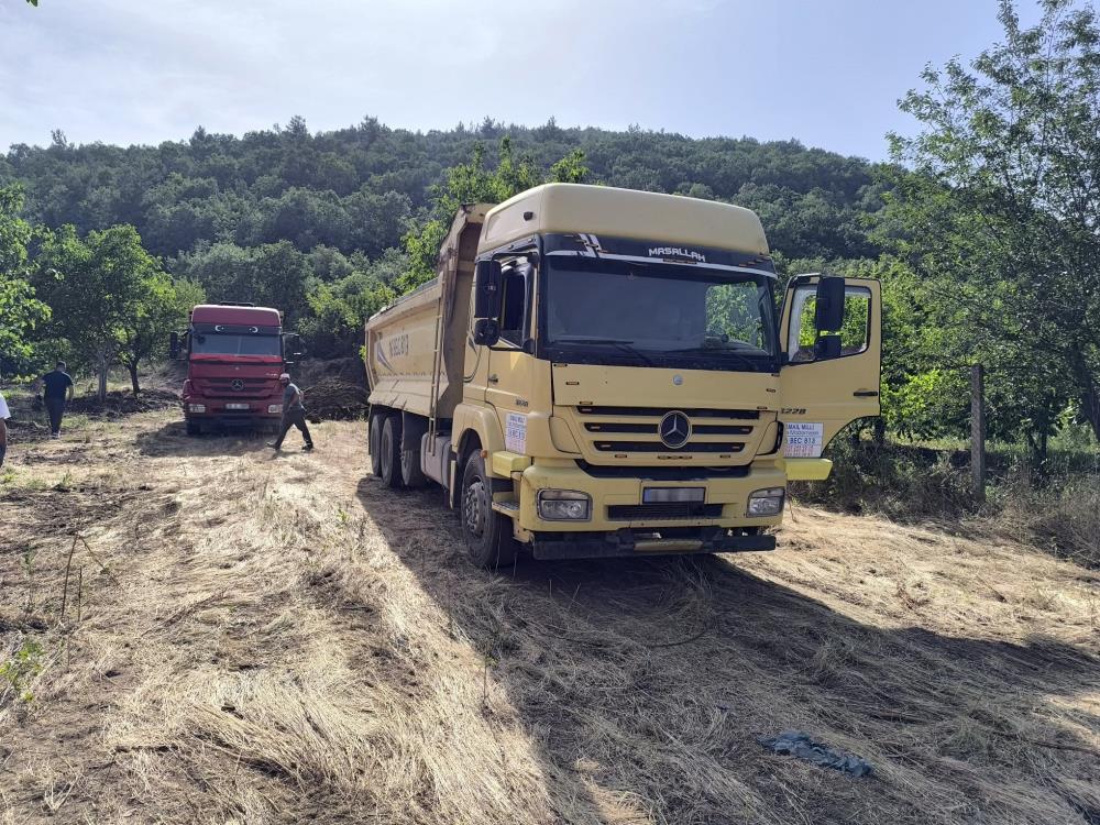 Bursa’da kaçak hafriyat dökenlere ceza