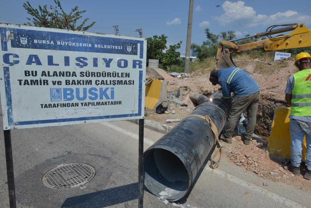 Bursa Büyükşehir’den sağlıklı ve kesintisiz su temini