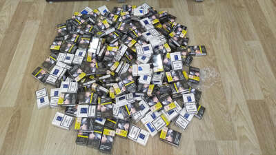 1040 paket kaçak sigara ele geçirildi