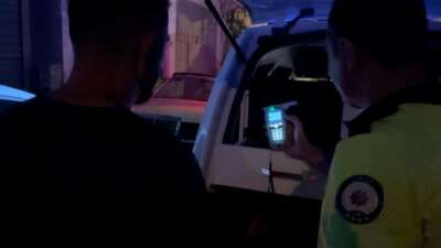Bursa’da polis ekiplerinden kaçan sürücü gece kartallarına takıldı