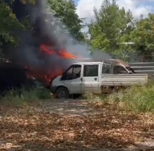 Bursa Otokoop’ta korkutan yangın