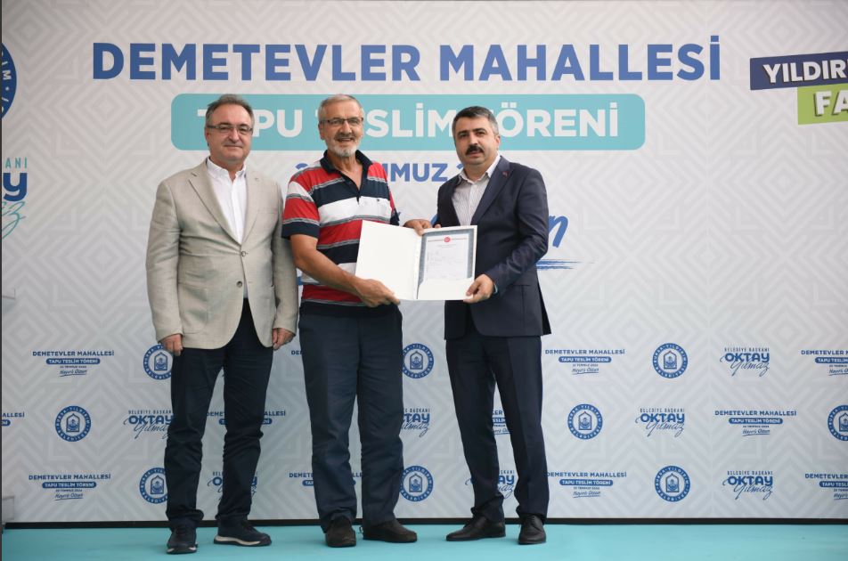 Yıldırım’da tapu sevinci