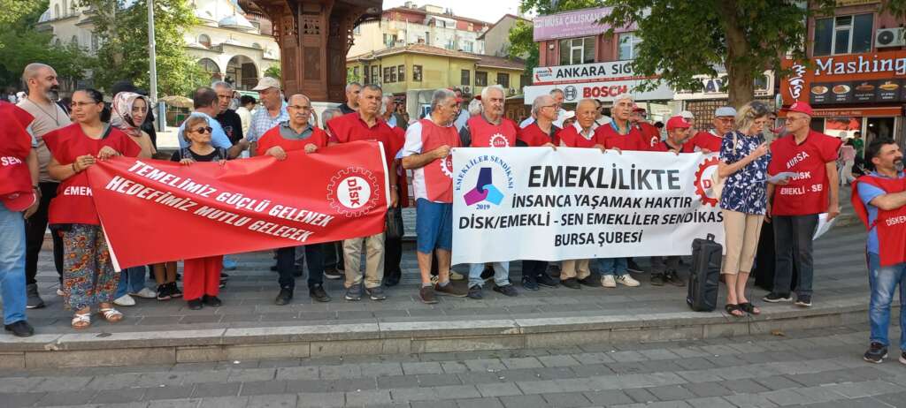 DİSK Emekli Sen Bursa’dan erken seçim çağrısı