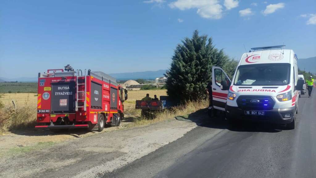 Bursa’da feci ölüm… Traktörün altında kaldı!