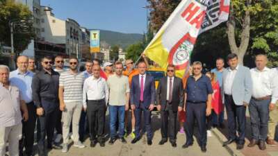 Bursa’da taksici cinayetlerine karşı koşu düzenlendi!