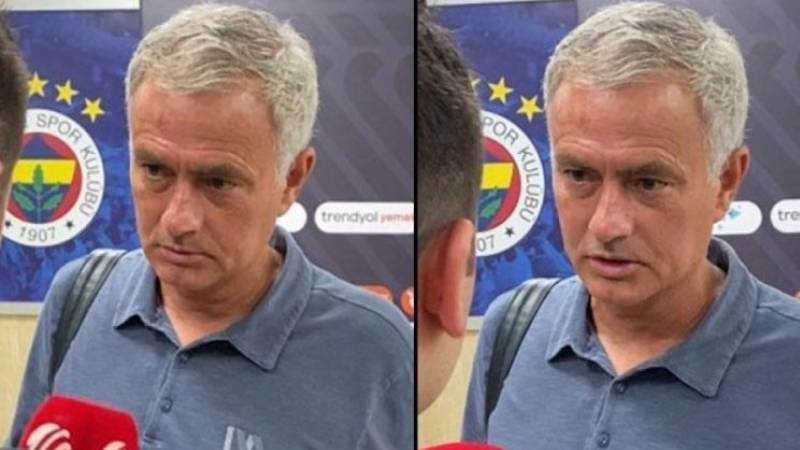 Beyaz TV muhabiri ile Mourinho arasında ilginç diyalog: Şaka mı yapıyorsun yoksa ciddi misin?