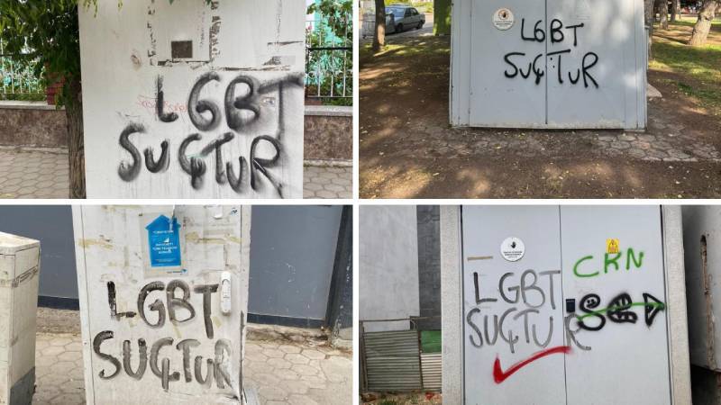 Elektrik panolarındaki “LGBT suçtur” yazılarını silen OEDAŞ’tan suç duyurusu