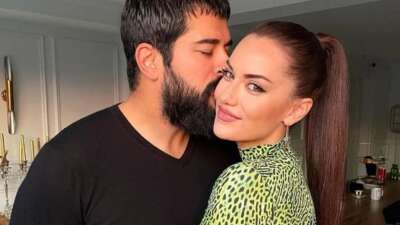 Burak Özçivit’ten eşi Fahriye Evcen’e romantik jest!