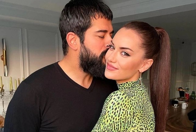 Burak Özçivit’ten eşi Fahriye Evcen’e romantik jest!