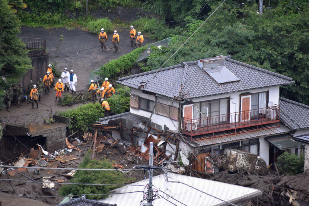 Japonya’daki heyelanda 1 kişi öldü, kayıp sayısı 10’a yükseldi