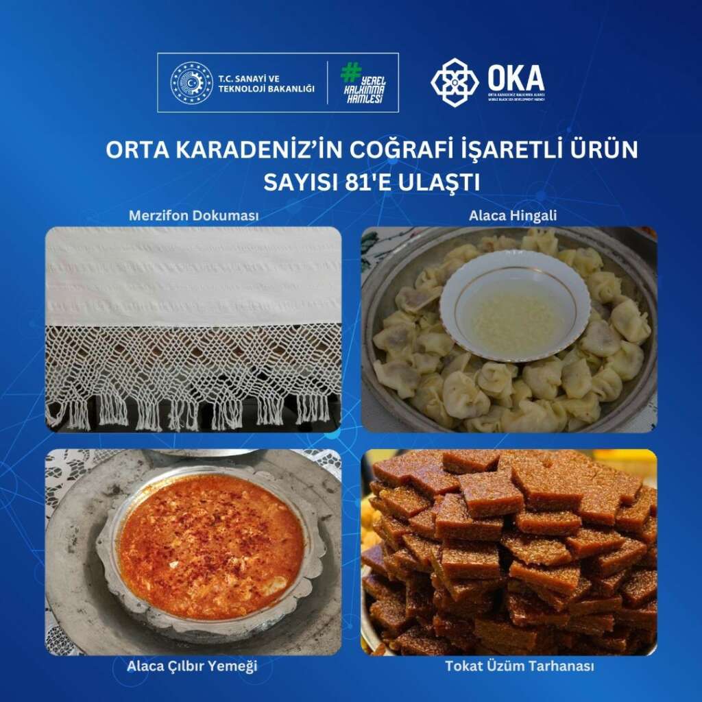 Orta Karadeniz’in coğrafi işaret tescilli ürün sayısı 81’e ulaştı