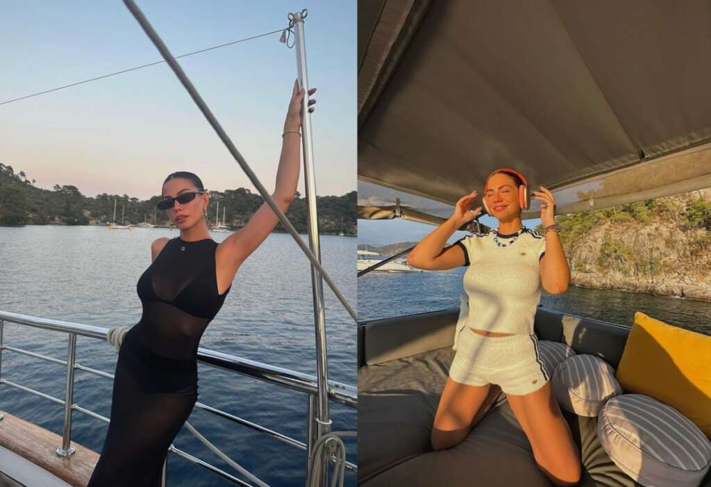 Demet Özdemir’den tatil paylaşımları