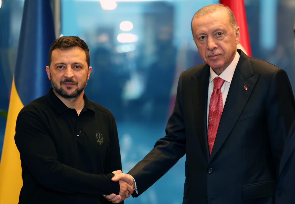 Erdoğan, Zelenskiy’le görüştü