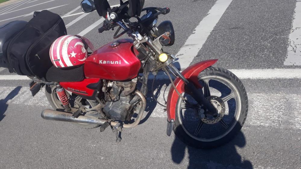 Samsun’da lastiği patlayan motosiklet kaza yaptı: 2 yaralı