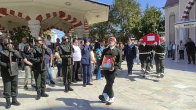 Kıbrıs gazisi Bursa’da askeri törenle uğurlandı