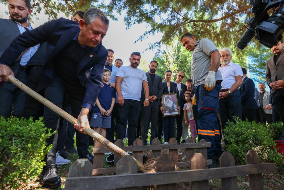 CHP’nin kedisi ‘Şero’ Genel Merkez bahçesine defnedildi