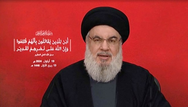 Hizbullah lideri Nasrallah: İsrail tüm kırmızı çizgileri aştı