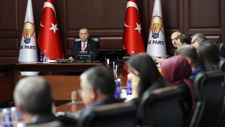 AK Parti MYK, Erdoğan başkanlığında toplandı