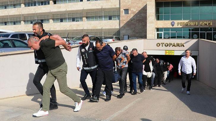 Çıkar amaçlı suç örgütüne Antalya merkezli operasyon: 163 şüpheli yakalandı