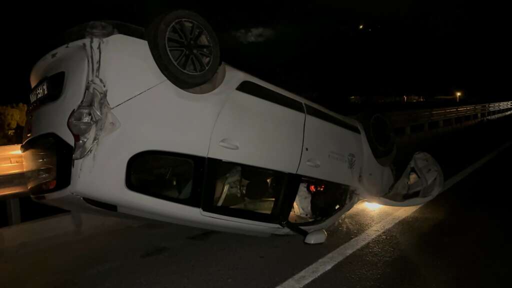 Bursa’da feci trafik kazası: Araç metrelerce sürüklendi, 1 kişi yaralandı