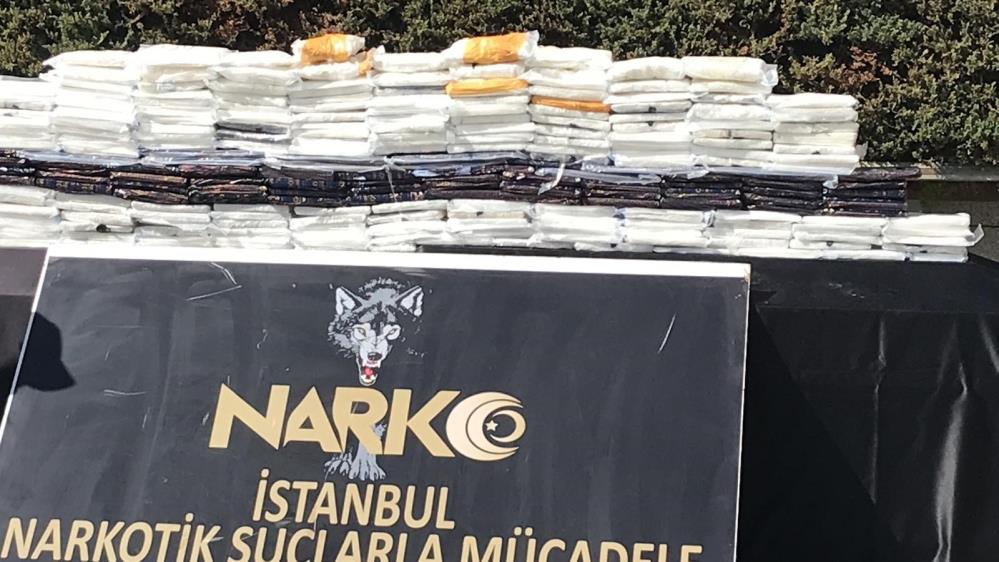 İstanbul’da düzenlenen operasyonlarda 395 kilogram uyuşturucu ele geçirildi